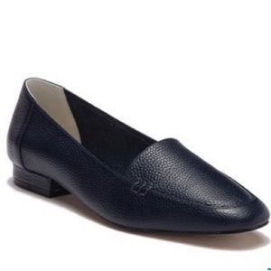 Bettye Muller Vali Leather Flat Loafer Black